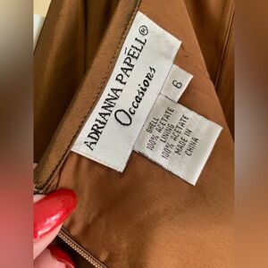 Long elegant bronze skirt size 6